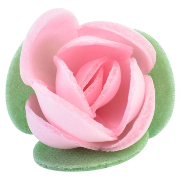 Flor Rosa de Oblea 6 cores 30mm 180 un