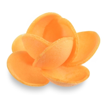 Flor Rosa Mara de Oblea Laranja 40mm 200 un