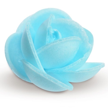 Flor Rosa Flavia de Oblea Azul Cu 40mm 200 un