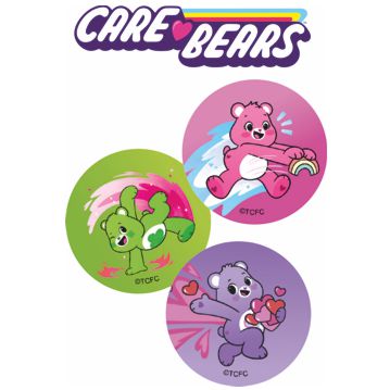Discos em Pasta de A��car 58mm 6 modelos Care Bears Modecor 12 A4 com 12 Pe�as