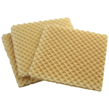 Bolacha waffer de corte 65x65mm 40x20 un