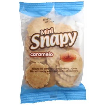 Mini Snapy Waffer Caramel 60x30g
