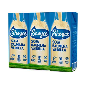 Bebida de Soja Baunilha Shoyce 9x3x200ml
