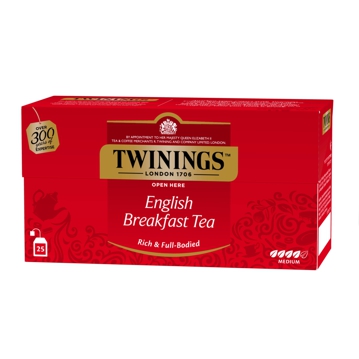 Ch� Preto Twinings English Breakfast 25 saquetas
