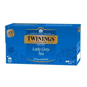 Ch� Preto Twinings Lady Grey 25 saquetas