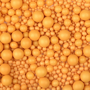 P�rolas de A��car Amarelo Tamanhos Diversos Modecor 100g