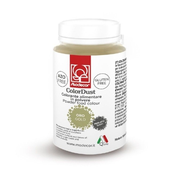 Corante em P ColorDust Dourado Brilhante Modecor 25g