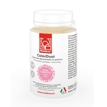 Corante em P ColorDust Rosa Pastel Modecor 25g