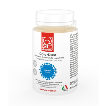 Corante em P ColorDust Cian Pastel Modecor 25g