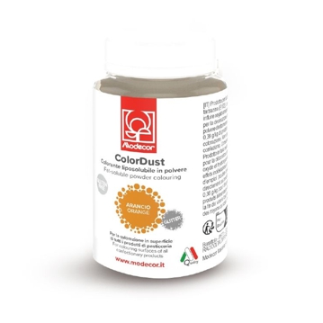 Corante em P ColorDust Laranja Glitter Modecor 25g