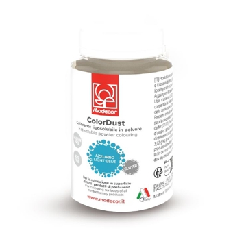 Corante em P ColorDust Azul Glitter Modecor 25g