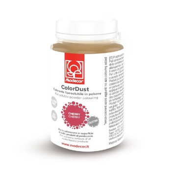 Corante em P ColorDust Cereja Glitter Modecor 25g