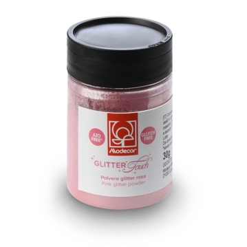 Glitter em P� Rosa Modecor 30g