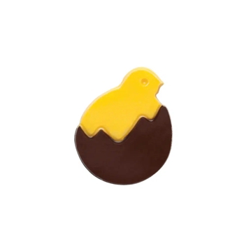 Decoraes de Chocolate Barbara Decor - Chiken in Shell Dark 35mm 240 un