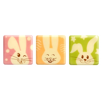 Decoraes de Chocolate Barbara Decor - Funny Bunny Set 30x30mm 144 un