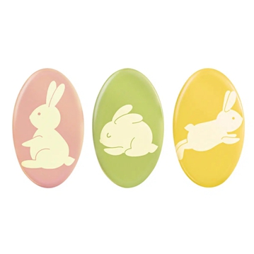 Decoraes de Chocolate Barbara Decor - Colorful Bunnies Set 24x40mm 165 un