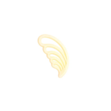 Barbara Decor Figuras Finas - Feather White 54mm 500 un