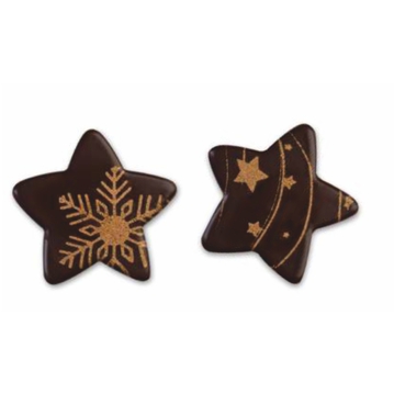 �toiles de No�l au chocolat noir Modecor 30 mm 96 unit�