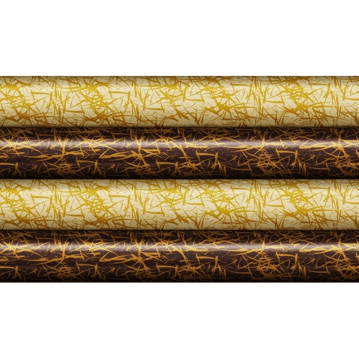 Transfere para Chocolate 300x400mm Traos Amarelos 12 Folhas