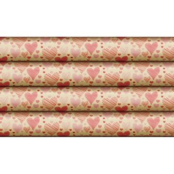 Transfere para Chocolate 300x400mm Coraes Desenhados 2 Modelos 24 Folhas