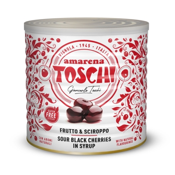Amarena Inteira 18/20 com Xarope Toschi 2,75 kg