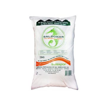 Sal Refinado Saldomar 25kg