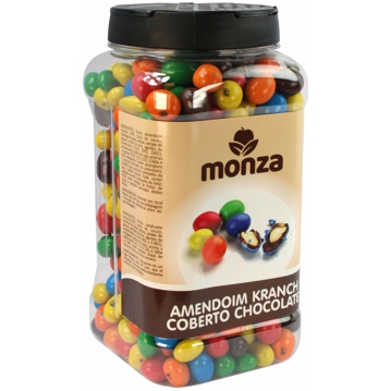 Granulado Colorido de Amendoim Coberto com Chocolate em Frasco Doseador 1200g