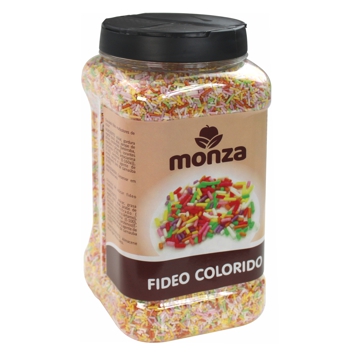Granulado Fideo Fantasia Colorido em Frasco Doseador 1200g