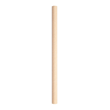 Palhinha Direita em Papel Avulso - Kraft Castanho  8x140mm 12x250un