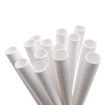 Palhinha Direita em Papel Avulso - Branco  6x200mm 250un