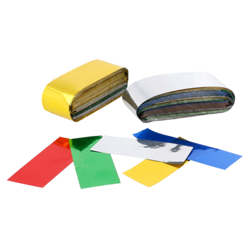 Confettis Rectangular Metalizado 50x20mm 1kg