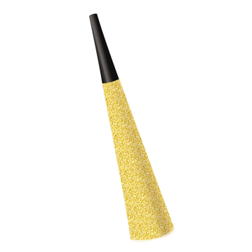 Trompeta Carto Dourado 37x190mm 6 un