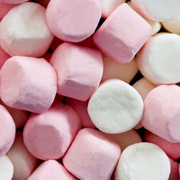Mini Marshmallows Brancos e Rosa 1000g
