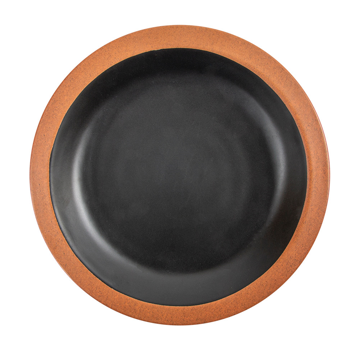 Assiette Mlamine Noire 229x30mm 550ml 12 unit