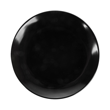 Assiette Mlamine Noir 153mm 12 unit