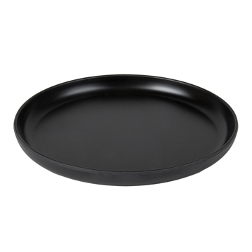 Assiette Mlamine Noire 190x20mm 6 unit