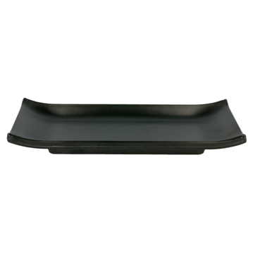 Plat rectangulaire Sushi Mlamine Noire 224x95mm 18 unit