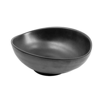 Bol Ovale Mlamine Noire 800ml 204x170x76mm 18 unit