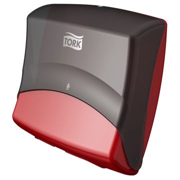 Dispensador Plstico Vermelho Tork para Toalhas de Papel Dobradas