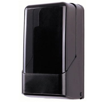 Dispensador de Papel Higinico Preto Folha a Folha 156x138x283mm 1 un