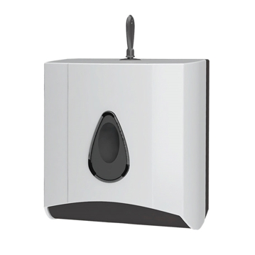 Dispensador de Papel Higinico Branco Folha a Folha 170x125x150mm 1 un
