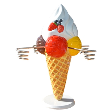 Suporte para Cones - Cone de Bolas e Soft com Morango 330x250mm 1 un