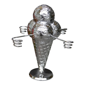 Suporte para Cones - Cone de Bolas Prateado 380x250mm 1 un