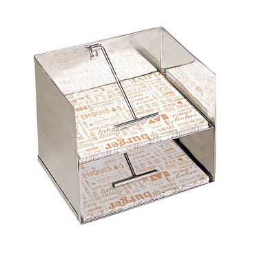 Dispensador de 2 Pisos para Papel de Hamburguer 370x300x290mm