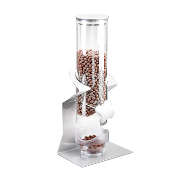 Dispensador Acrilico Simples de Cereais 1,2kg 165x120x385mm 1 un