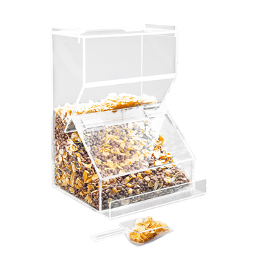 Dispensador de Cereais em Acrlico Rectangular 255x205x360mm 1 un