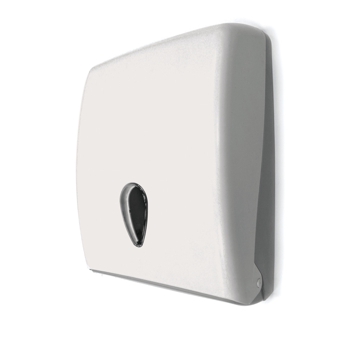 Dispensador de Toalhas de Papel Branco 277x130x370mm 1 un