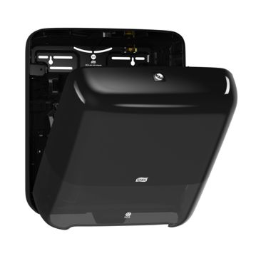 Dispensador Plstico Preto de Toalhas de Papel em Rolo Tork