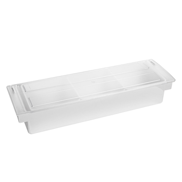 Centro de Guarnies 3 compartimentos 495x157x90mm Cromado 1 un