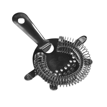 Coador de Cocktail de 4 Pontas Inox Preto 75mm 1 un